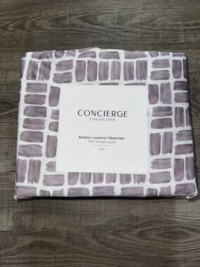 New Concierge Collection Bamboo Coolxtra 6pc Sheet set Full Size